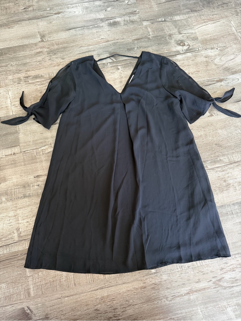 Soprano Black V-Neck Dress